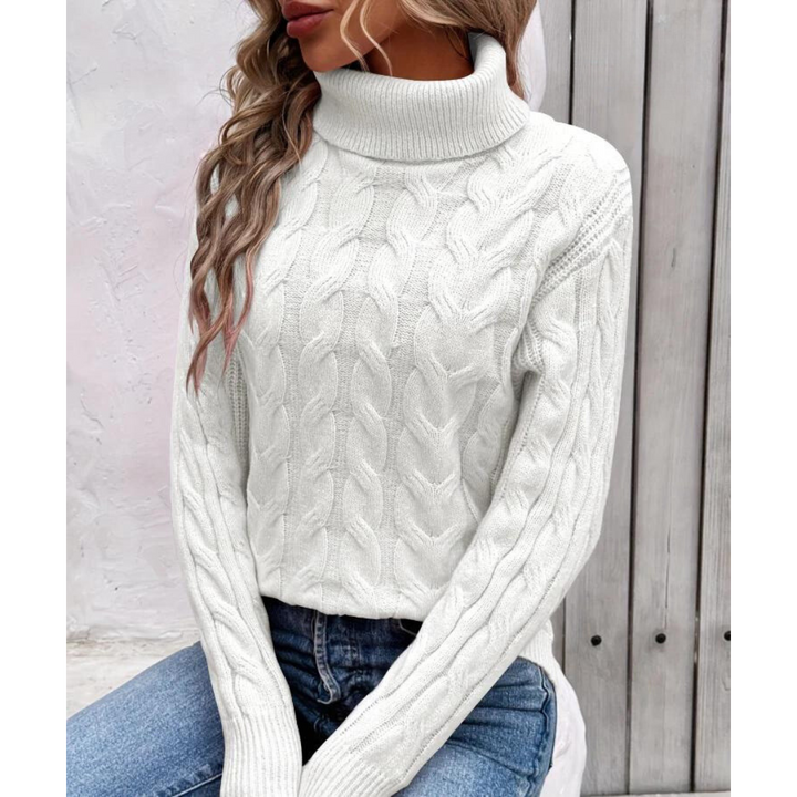 Ziva™ Eleganter Rollkragenpullover
