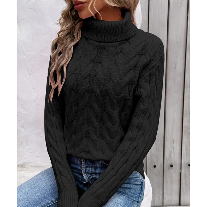 Ziva™ Eleganter Rollkragenpullover