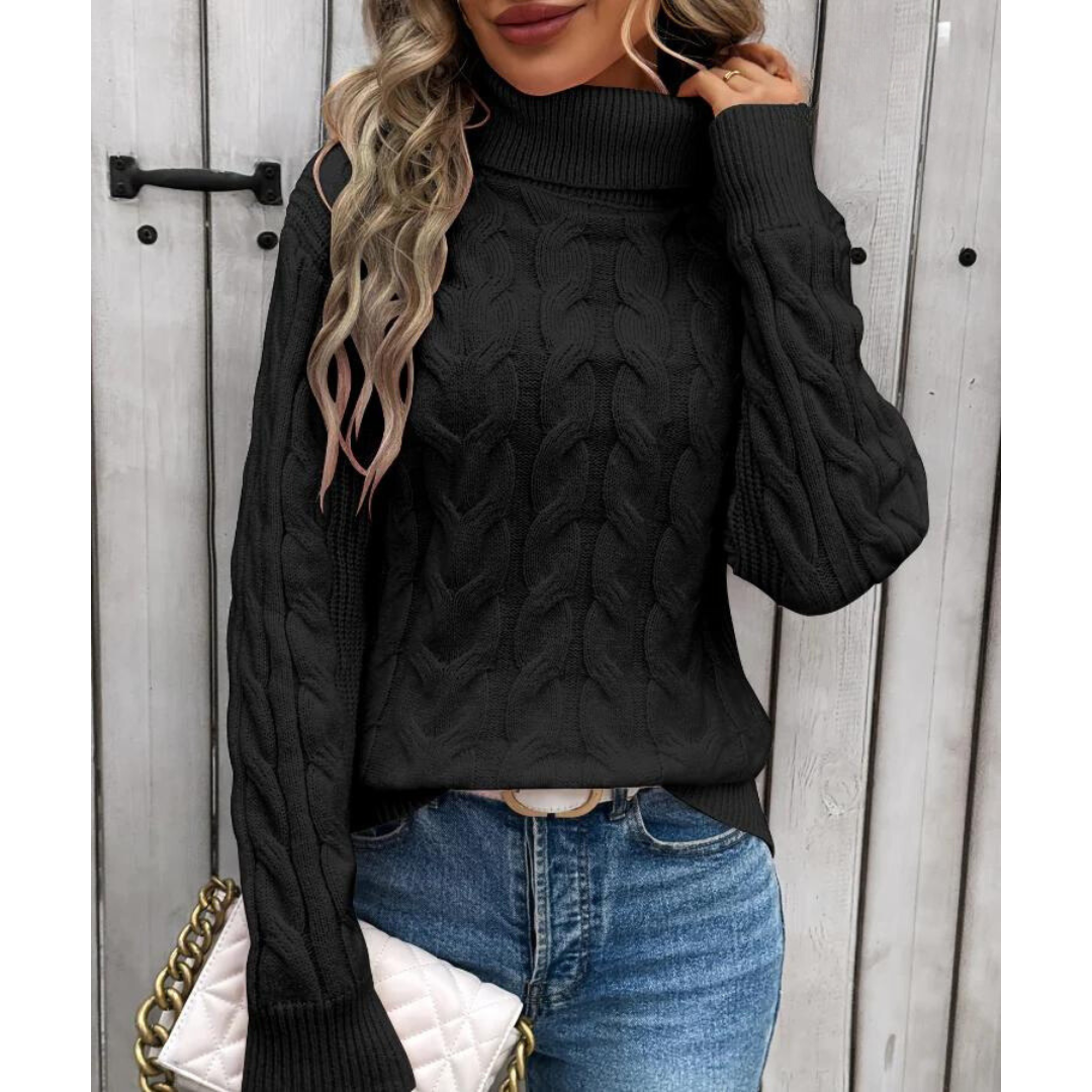 Ziva™ Eleganter Rollkragenpullover
