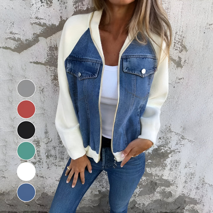 Lotte™ Kreative Denim Split Jacke