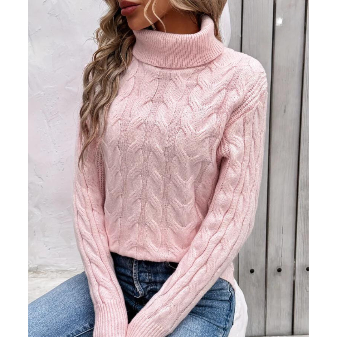 Ziva™ Eleganter Rollkragenpullover
