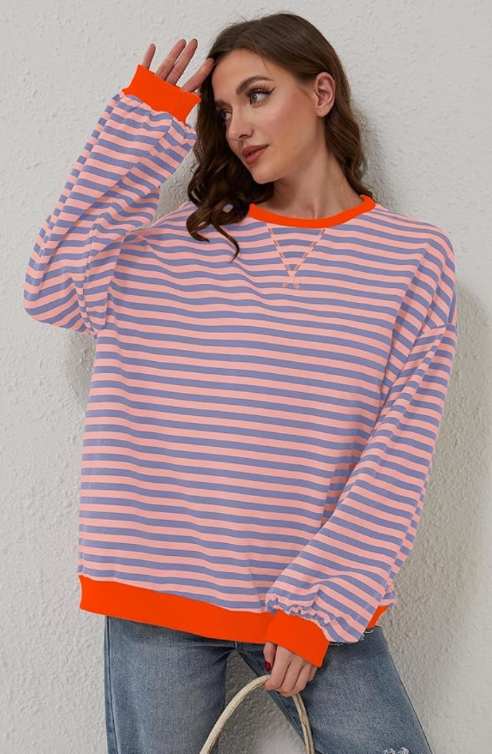Gabriella™ Gestreifter Pullover