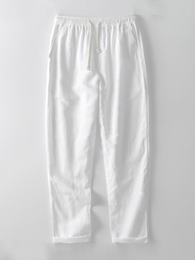 VINCE™ Elegantes Ensemble aus Leinenhemd und Hose
