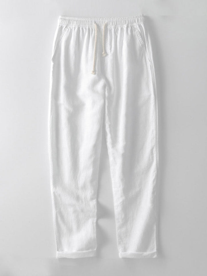 VINCE™ Elegantes Ensemble aus Leinenhemd und Hose