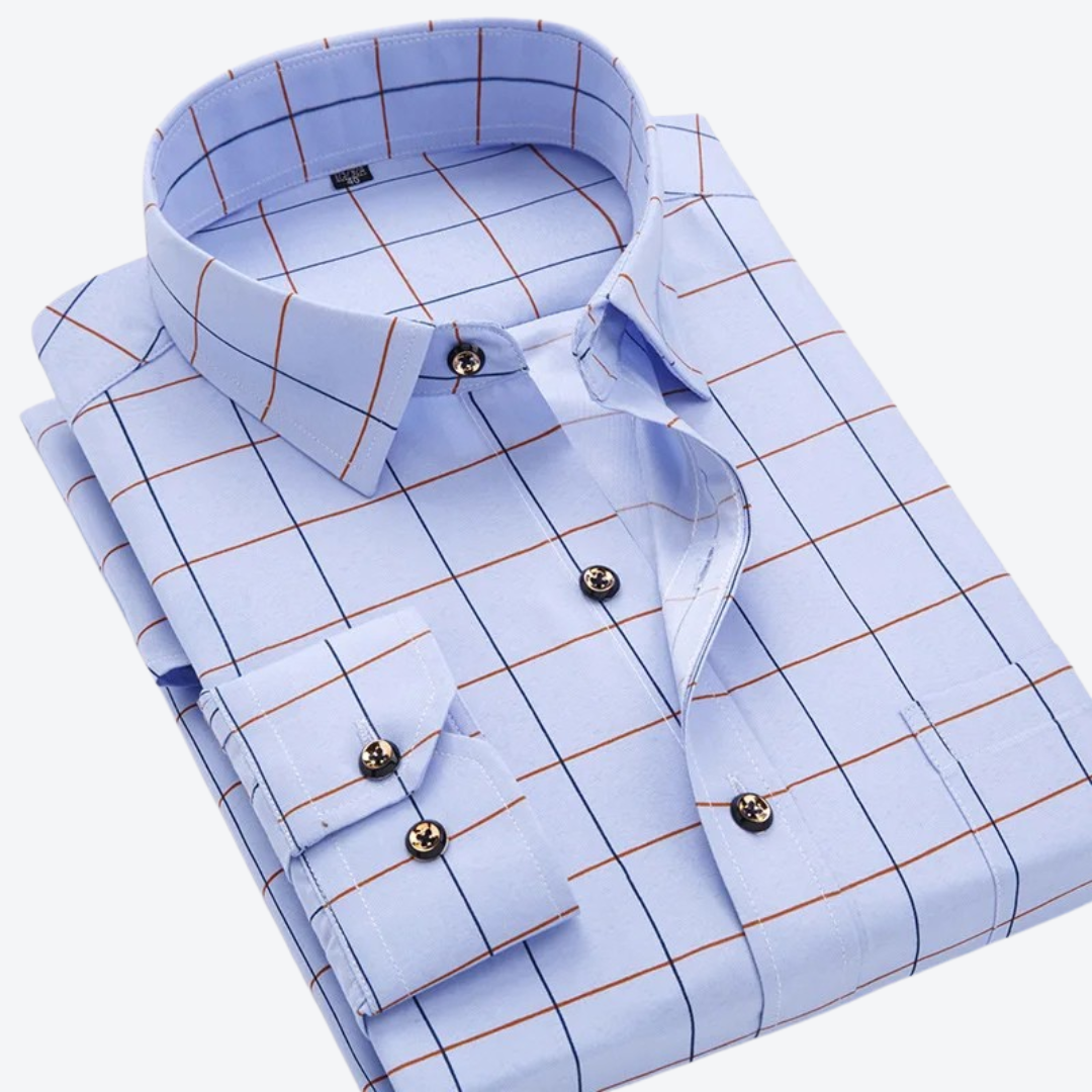 Light Blue Plaid / 38