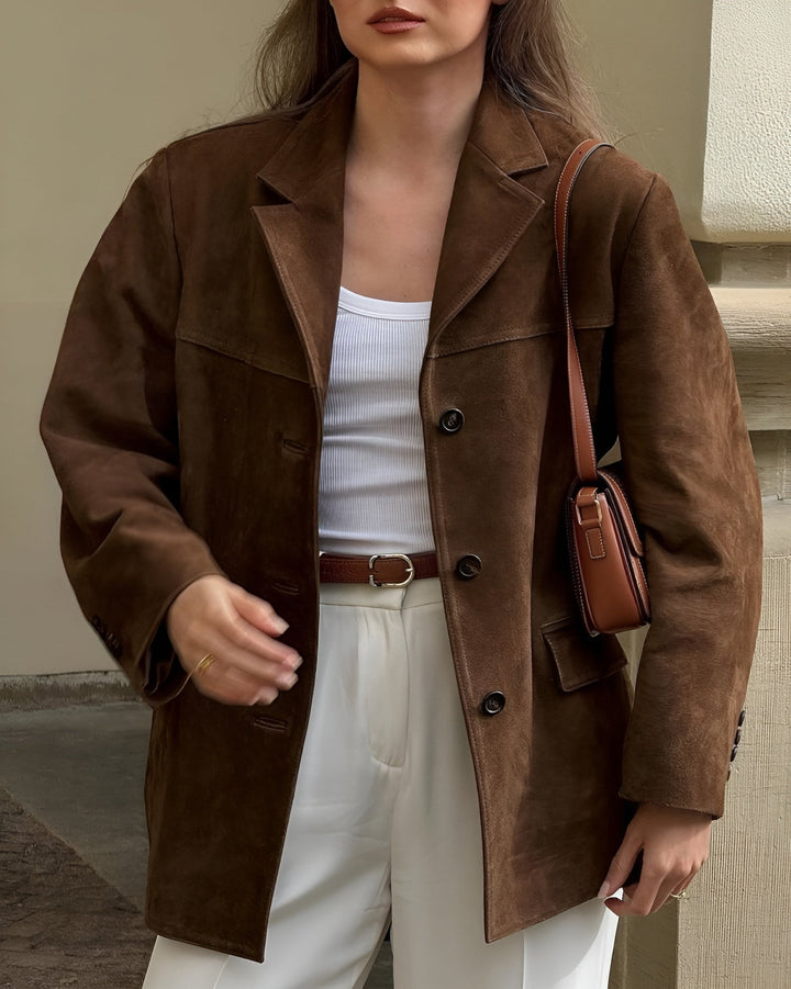 Desi™ Blazer aus Wildleder