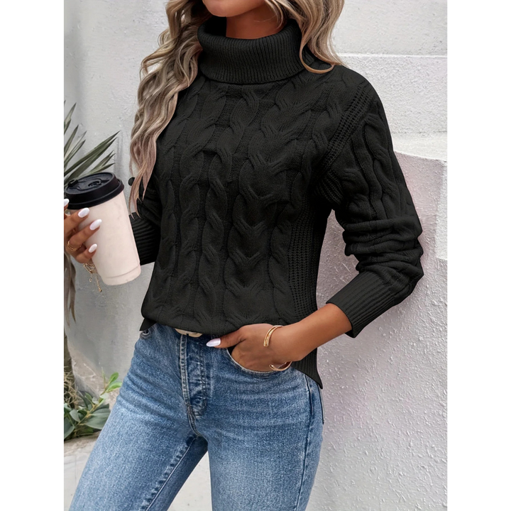 Ziva™ Eleganter Rollkragenpullover