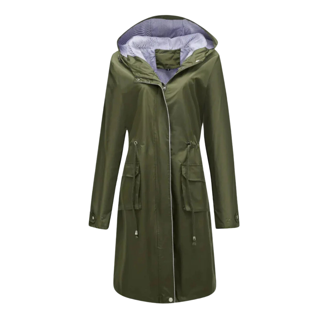 Naya™ Waterproof Hooded Trench Coat