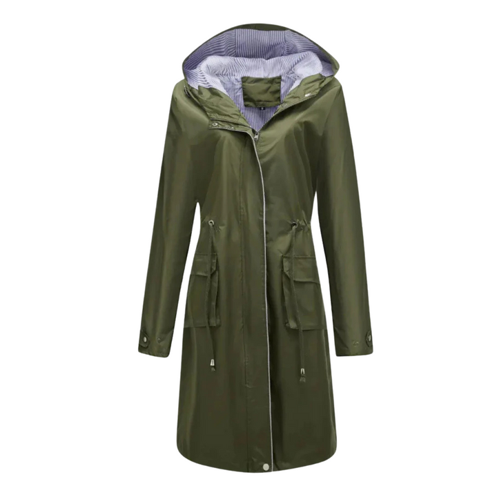 Naya™ Waterproof Hooded Trench Coat