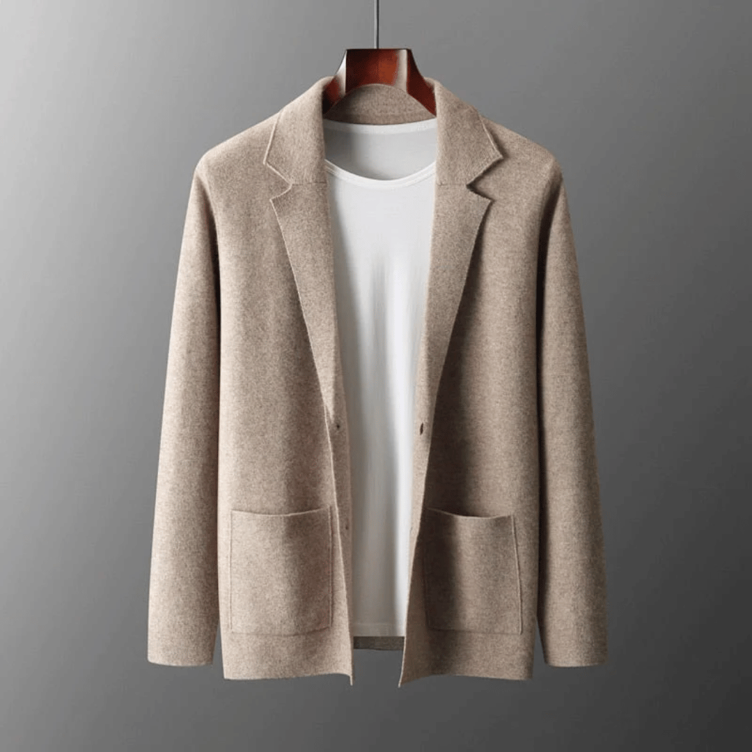 Caleb™ Strickjacke aus Merinowolle