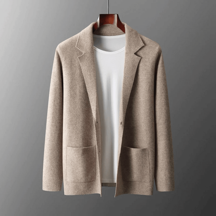 Caleb™ Strickjacke aus Merinowolle