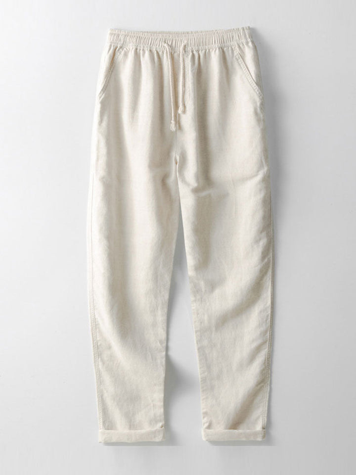 VINCE™ Elegantes Ensemble aus Leinenhemd und Hose
