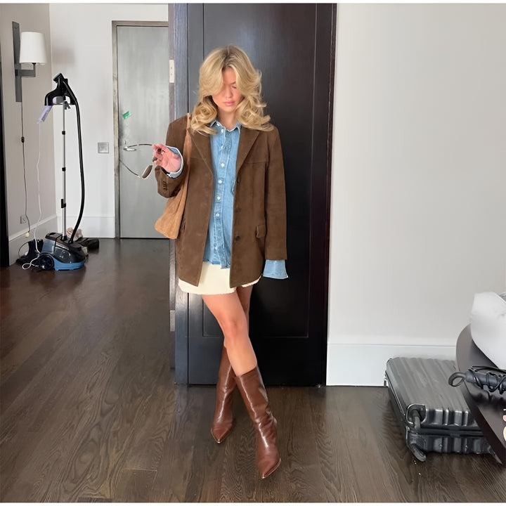 Desi™ Blazer aus Wildleder