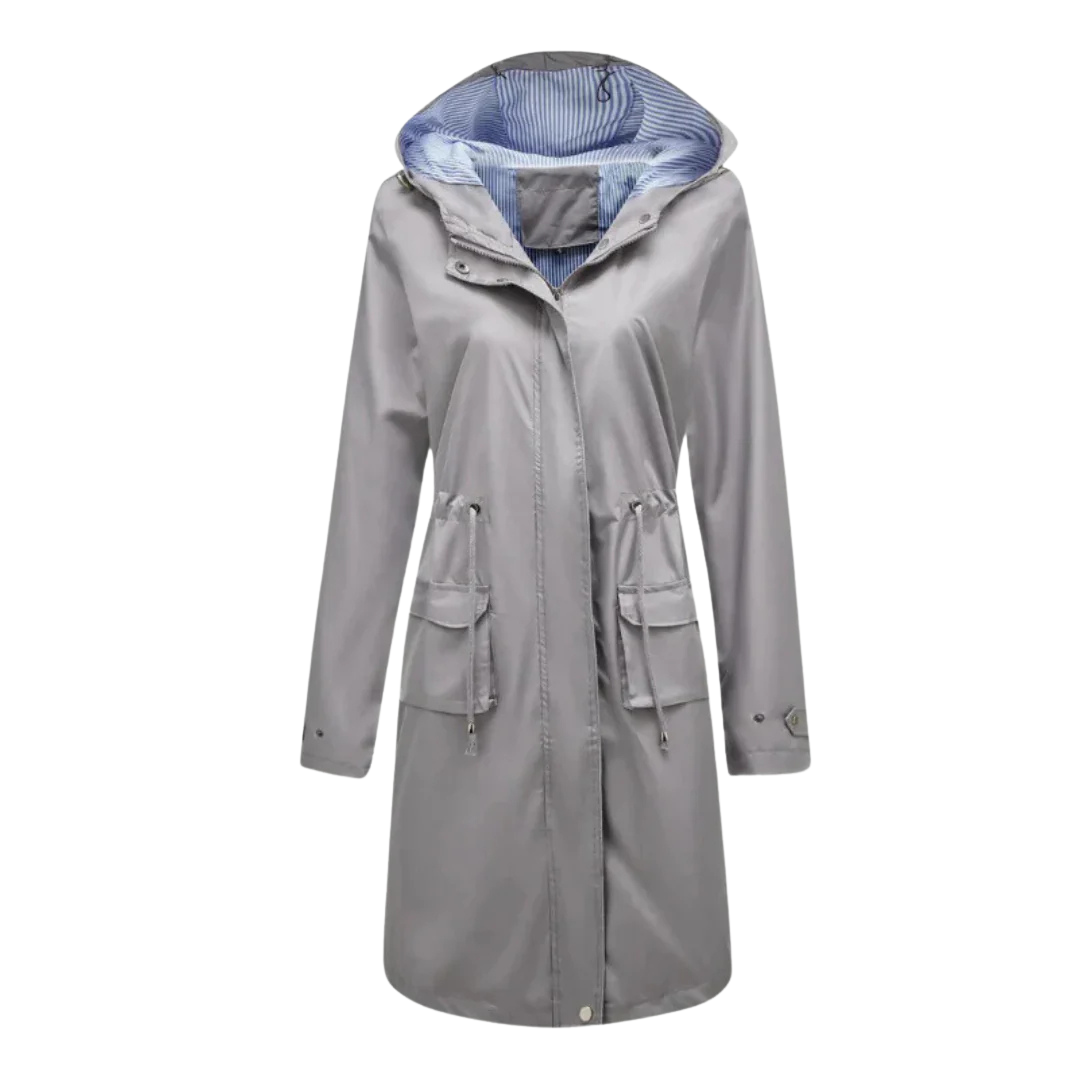 Naya™ Waterproof Hooded Trench Coat