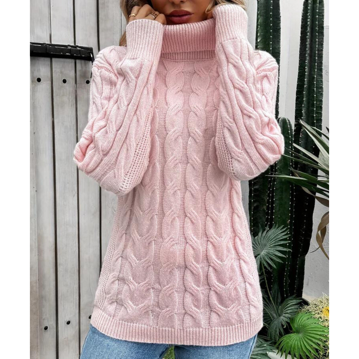 Ziva™ Eleganter Rollkragenpullover