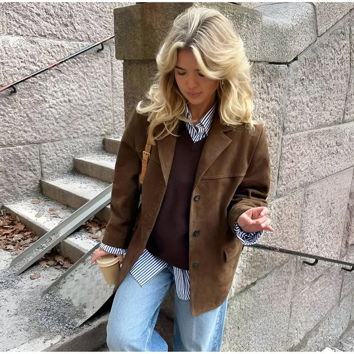 Desi™ Blazer aus Wildleder