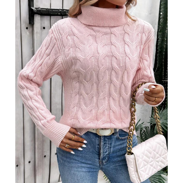 Ziva™ Eleganter Rollkragenpullover