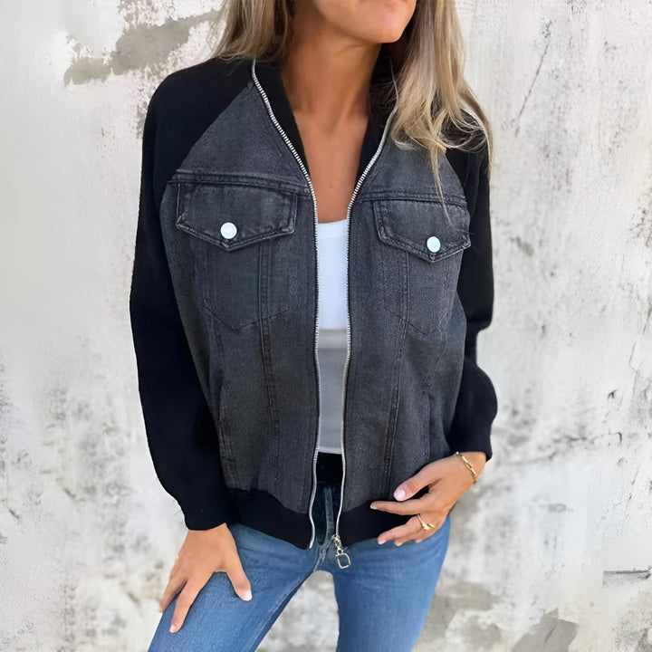 Lotte™ Kreative Denim Split Jacke
