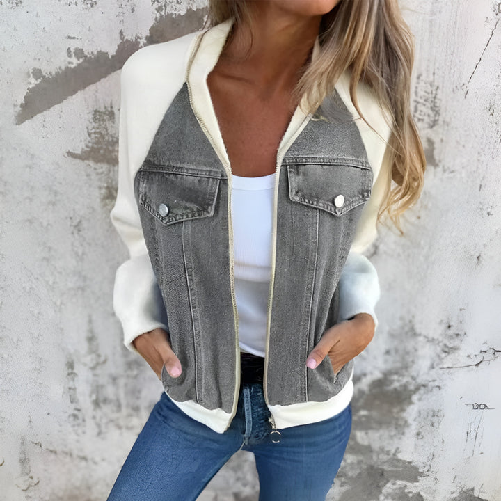 Lotte™ Kreative Denim Split Jacke