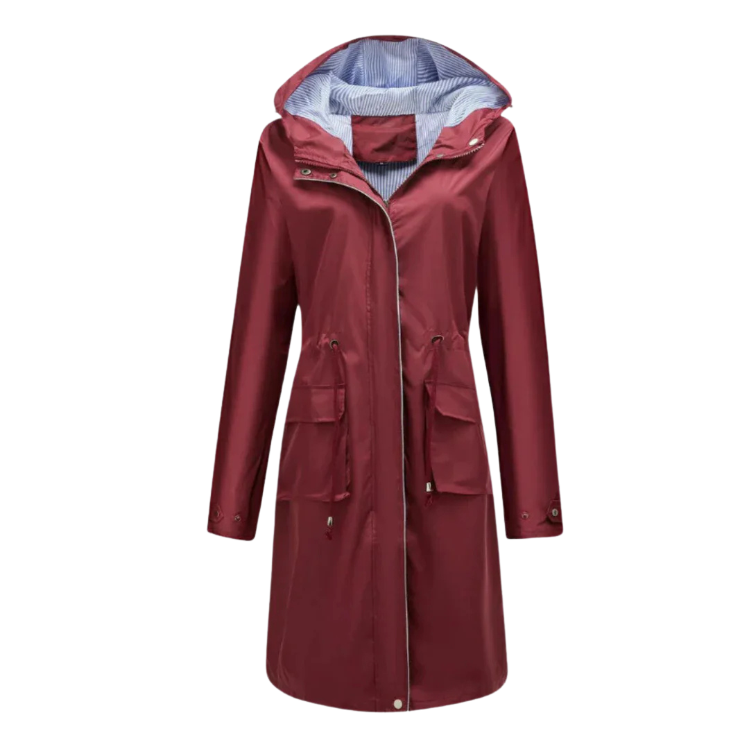 Naya™ Waterproof Hooded Trench Coat