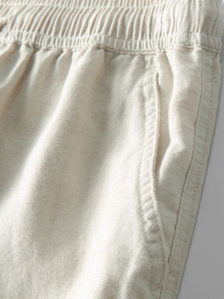 VINCE™ Elegantes Ensemble aus Leinenhemd und Hose