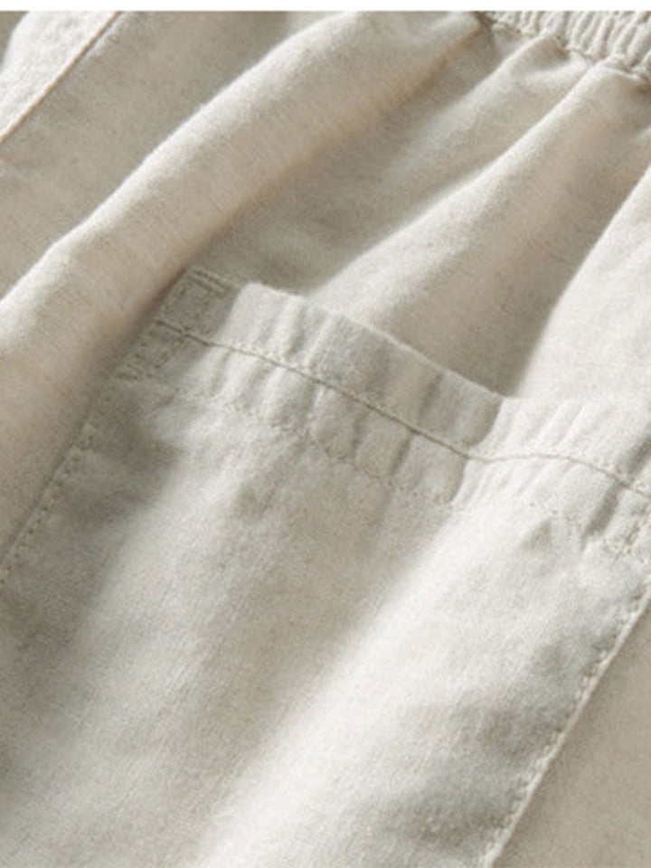 VINCE™ Elegantes Ensemble aus Leinenhemd und Hose