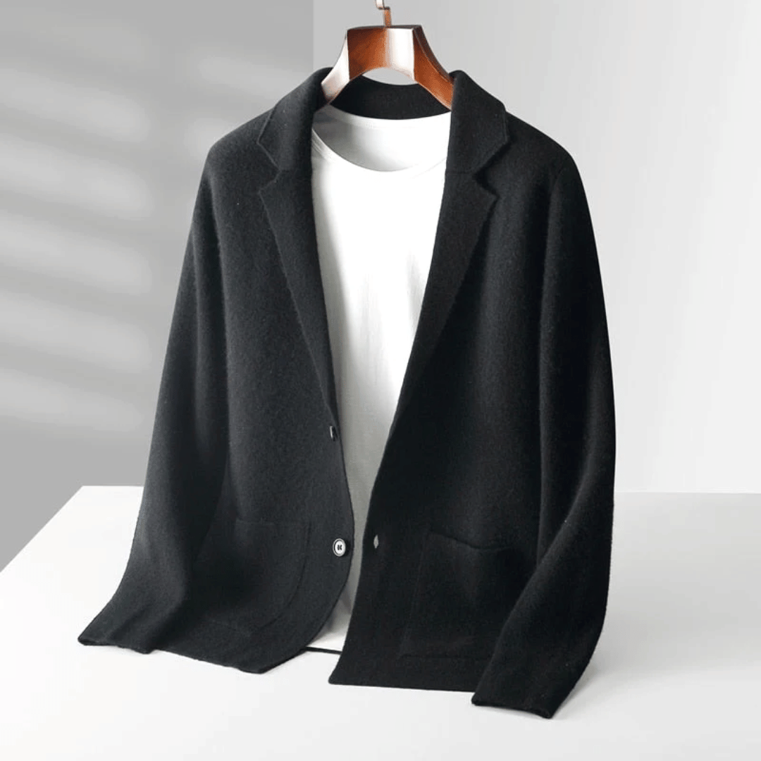 Caleb™ Strickjacke aus Merinowolle