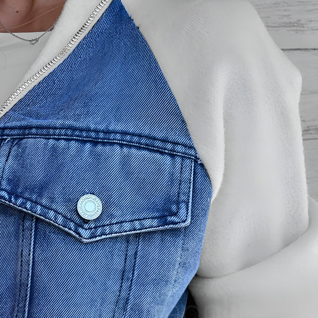 Lotte™ Kreative Denim Split Jacke