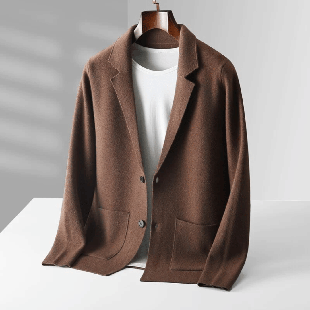 Caleb™ Strickjacke aus Merinowolle