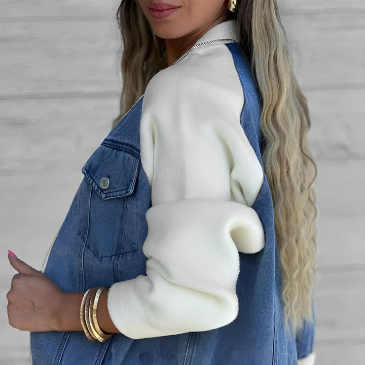 Lotte™ Kreative Denim Split Jacke