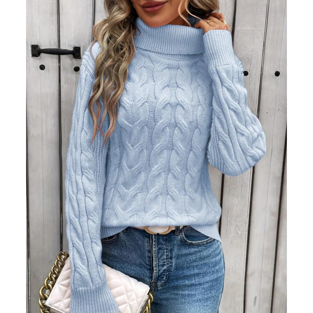Ziva™ Eleganter Rollkragenpullover