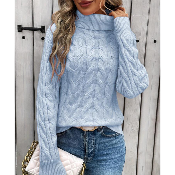Ziva™ Eleganter Rollkragenpullover