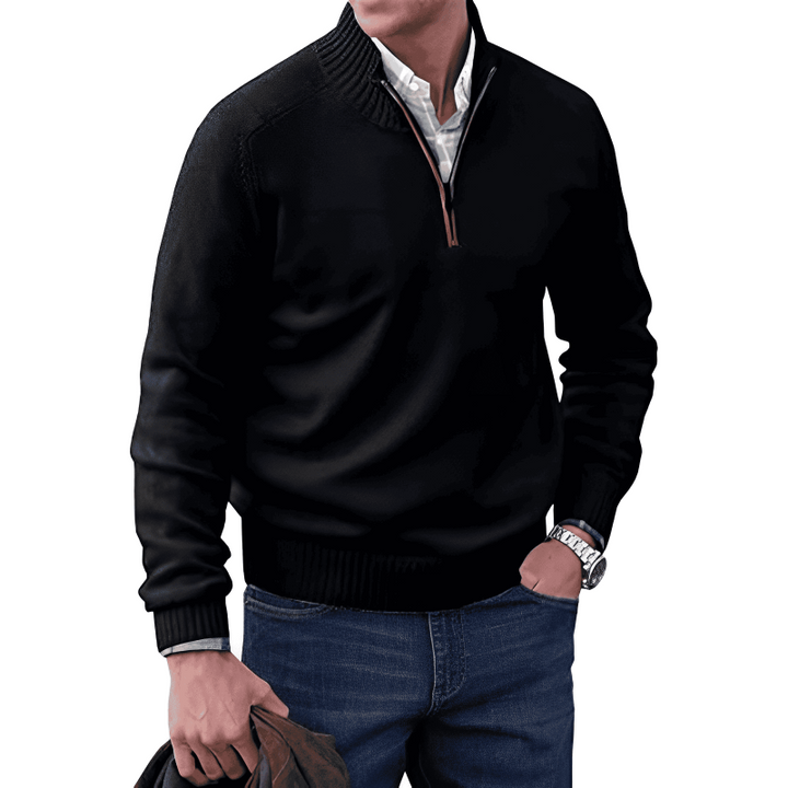 Zayden™ eleganter zippered sweater