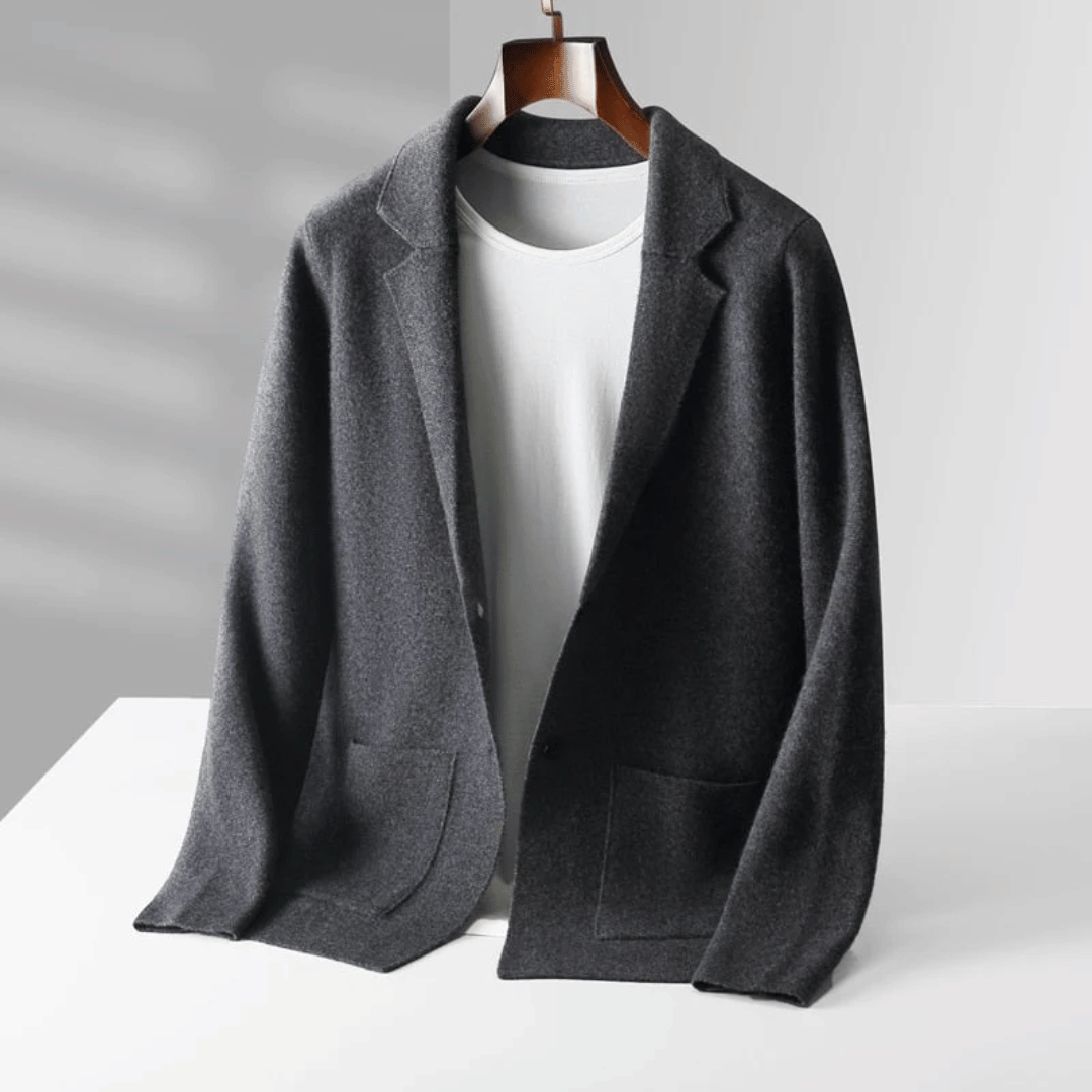 Caleb™ Strickjacke aus Merinowolle