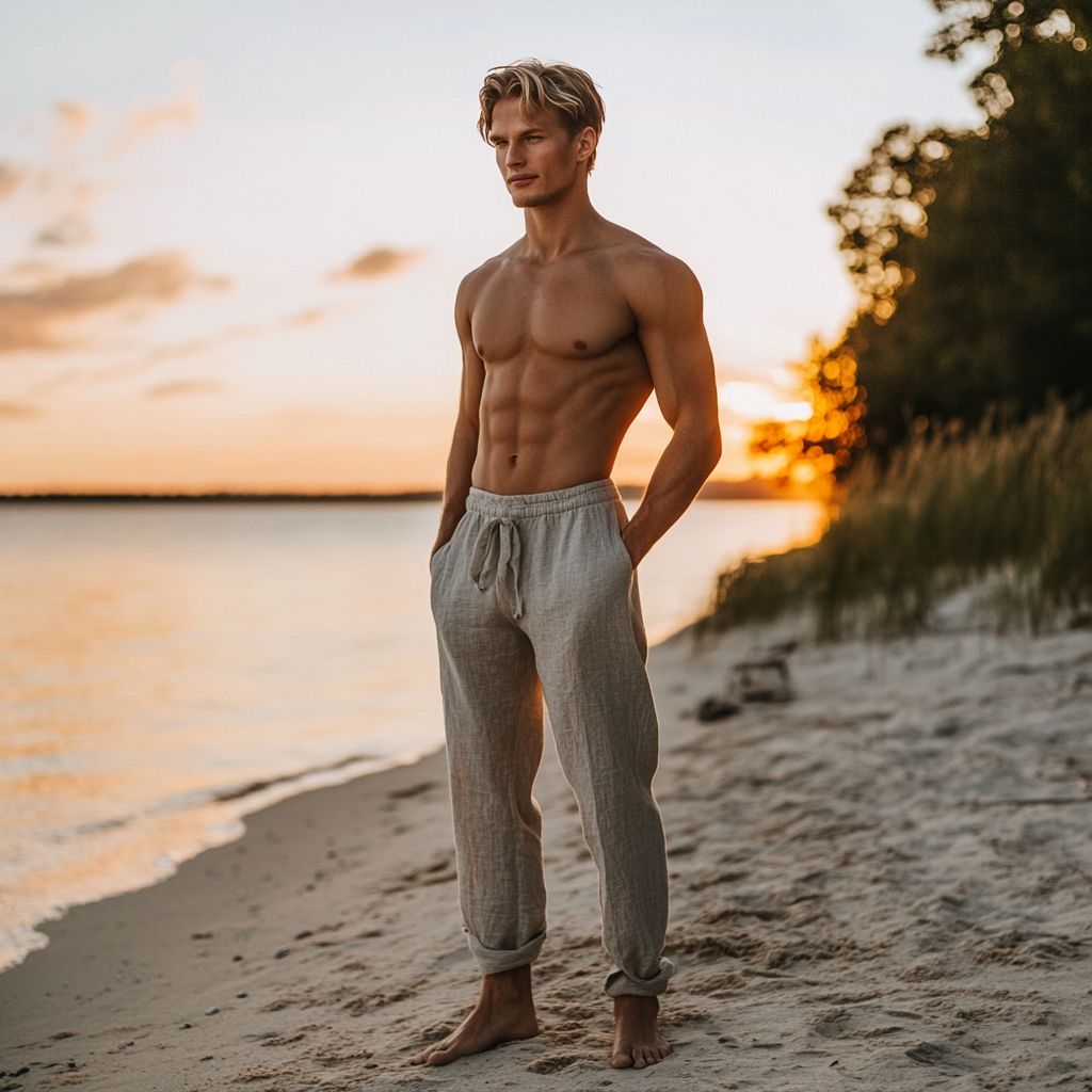 Lucian™ Lässige Leinenhose