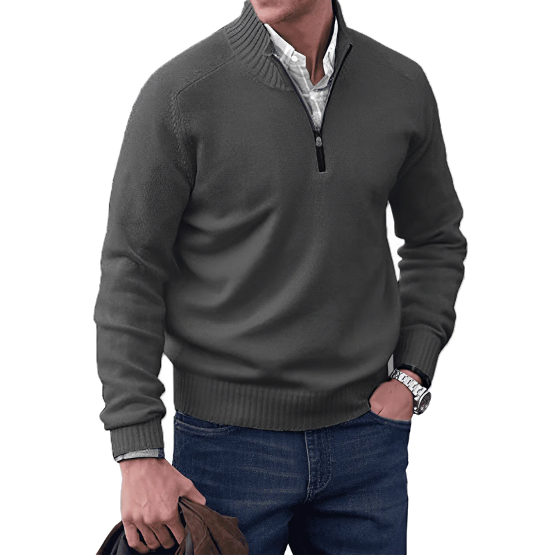 Zayden™ eleganter zippered sweater