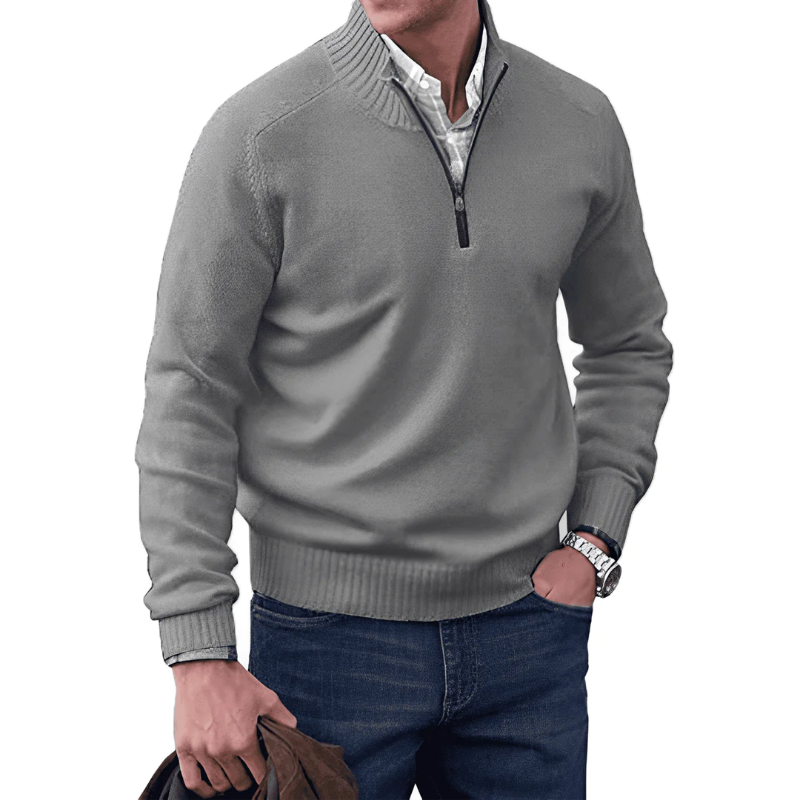 Zayden™ eleganter zippered sweater