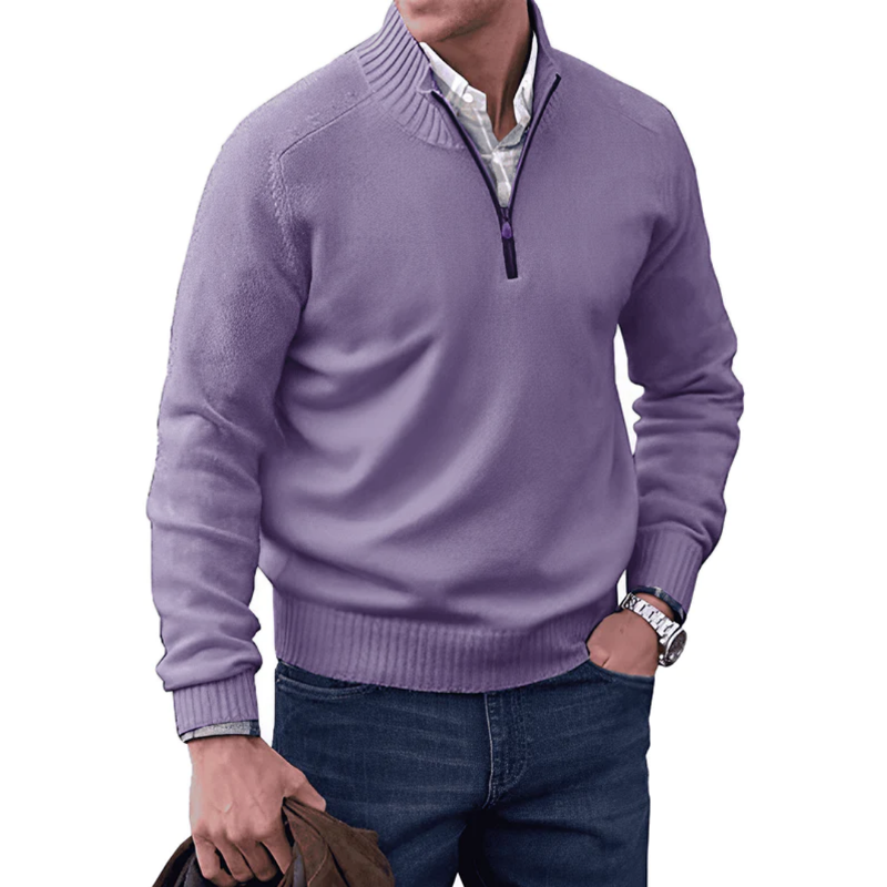 Zayden™ eleganter zippered sweater