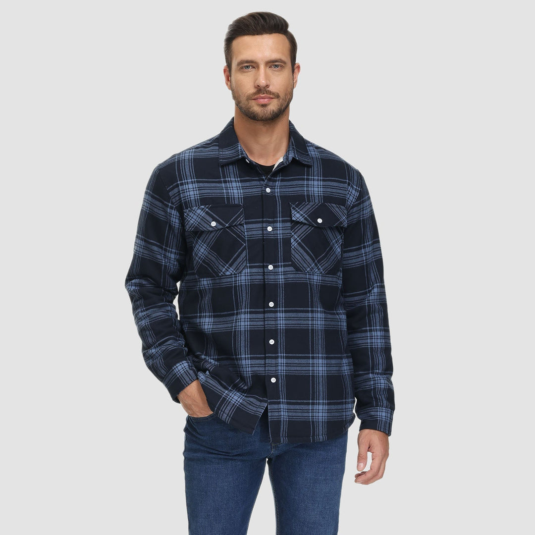 Emiel™ karierte Hemdjacke