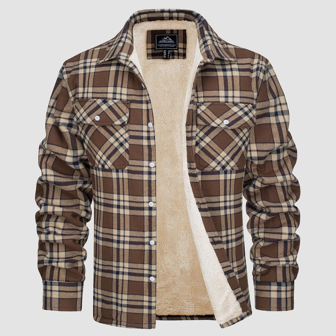 Emiel™ karierte Hemdjacke