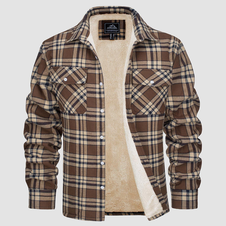 Emiel™ karierte Hemdjacke