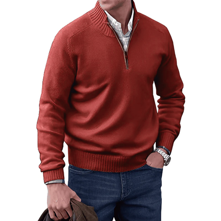 Zayden™ eleganter zippered sweater