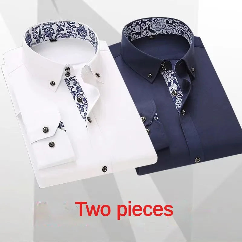 White - Navy / S