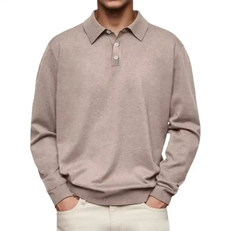 Tavian™ | Long-Sleeve Polo Shirt