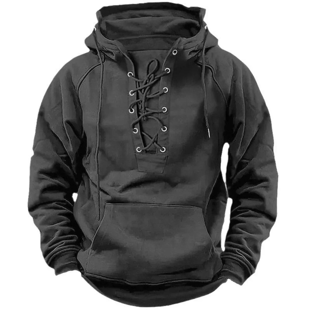 Cedric™ Rugged Lace-Up Hoodie