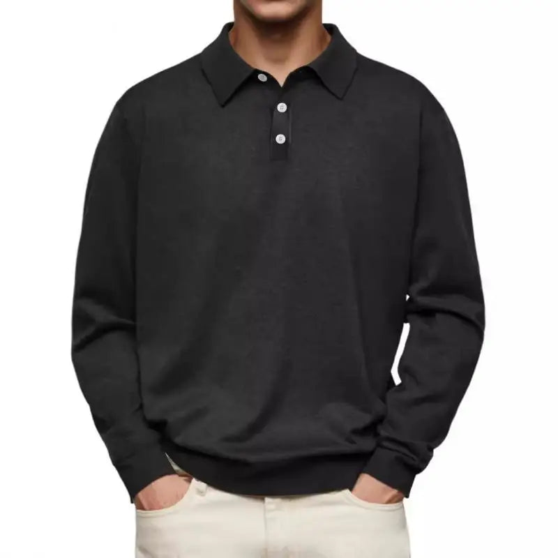 Tavian™ | Long-Sleeve Polo Shirt