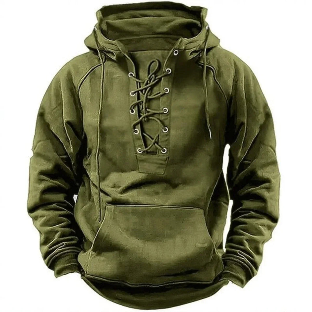 Cedric™ Rugged Lace-Up Hoodie