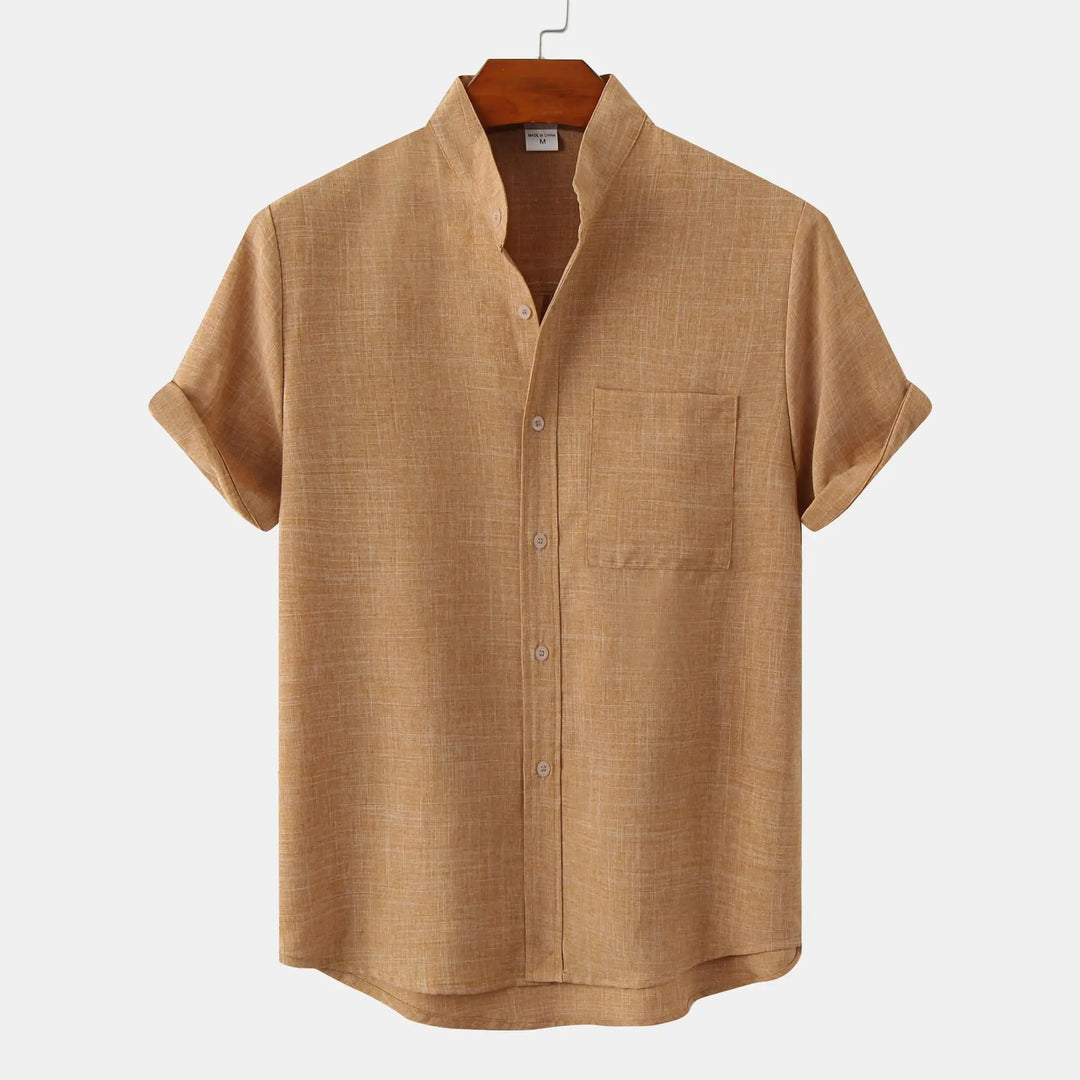 LAWRENCE™ Stilvolles Leinenhemd