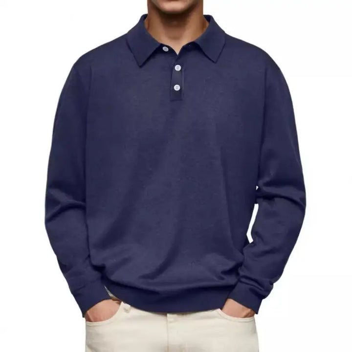 Tavian™ | Long-Sleeve Polo Shirt