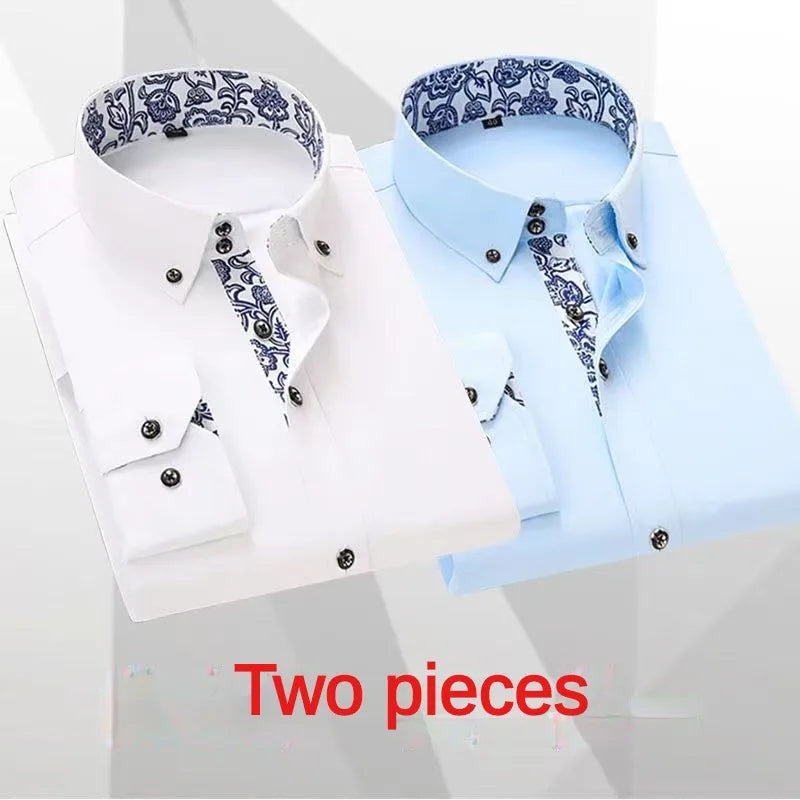 White - Blue / S